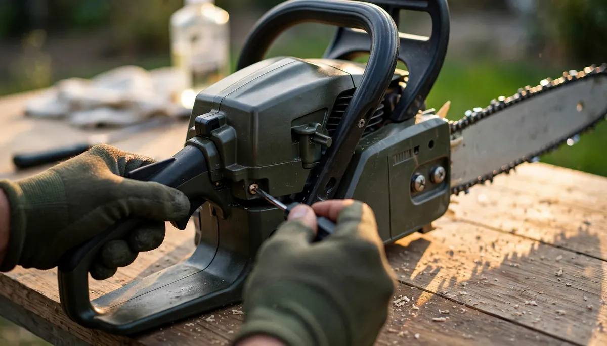 Comment régler le ralenti d'une tronçonneuse Husqvarna ?